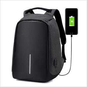 Anti-theft USB Charging Backpack