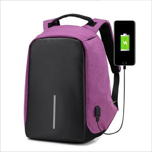 Anti-theft USB Charging Backpack