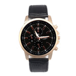 Men’s Luxury Leather Wrist Watch
