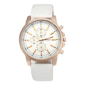 Men’s Luxury Leather Wrist Watch