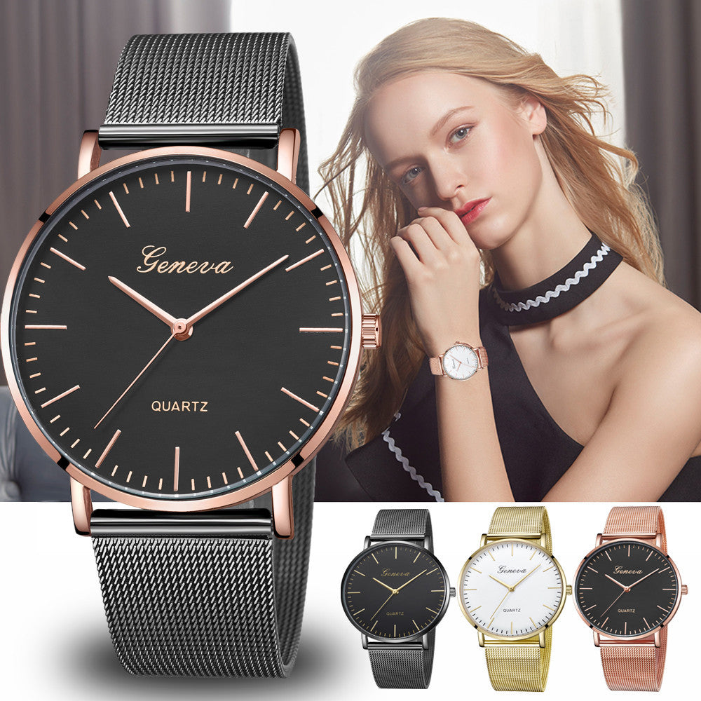 Classic Stainless Steel Wrist Watch