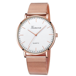 Classic Stainless Steel Wrist Watch