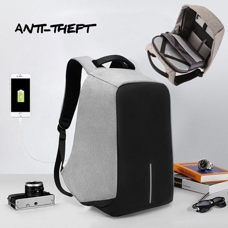 Anti-theft USB Charging Backpack