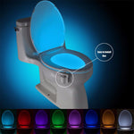 Motion Sensor Toilet Seat Lighting